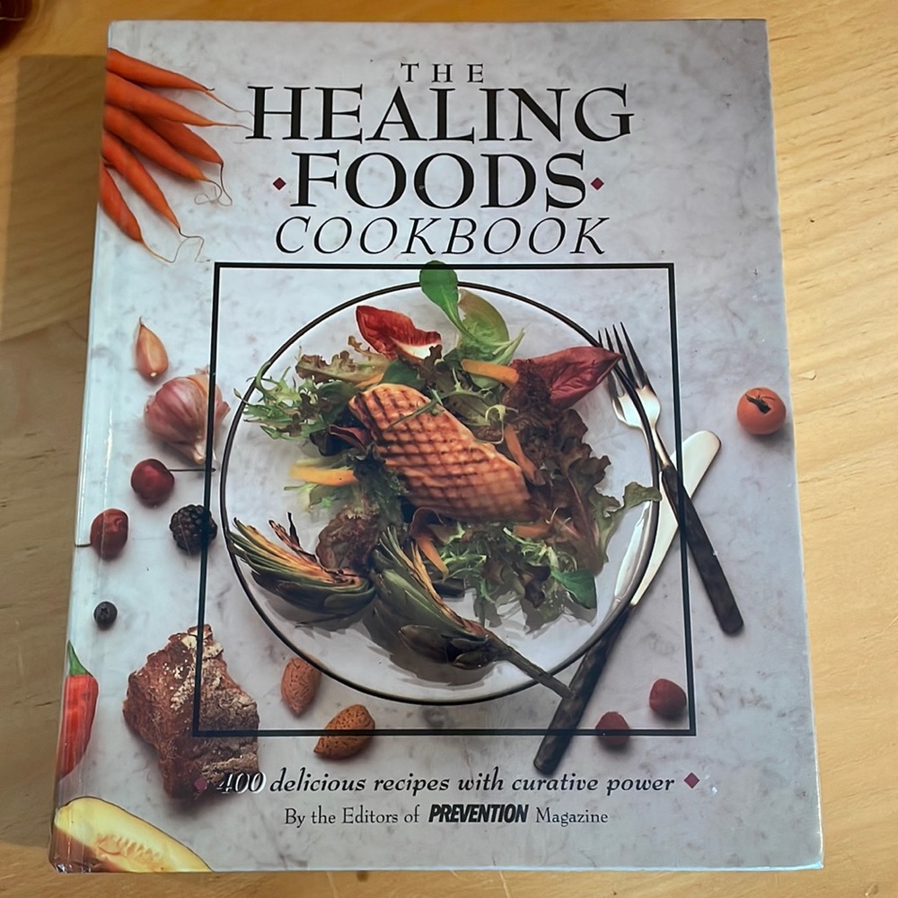 Vintage Hardcover Book*The Healing Foods Cookbook 1991 by Jean Rogers